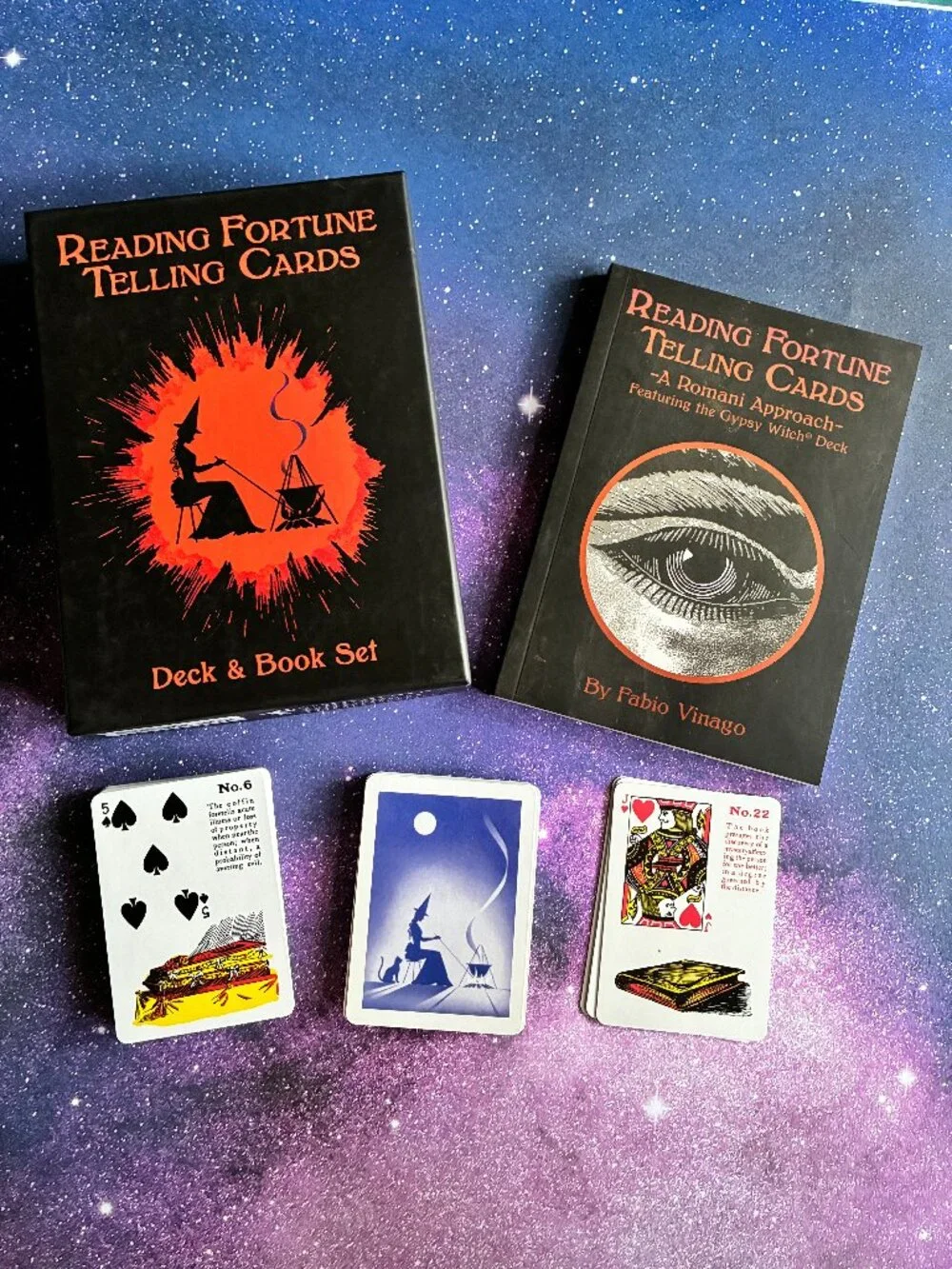 Reading Fortune Telling Cards Deck and Book Set - Picture 1 of 1